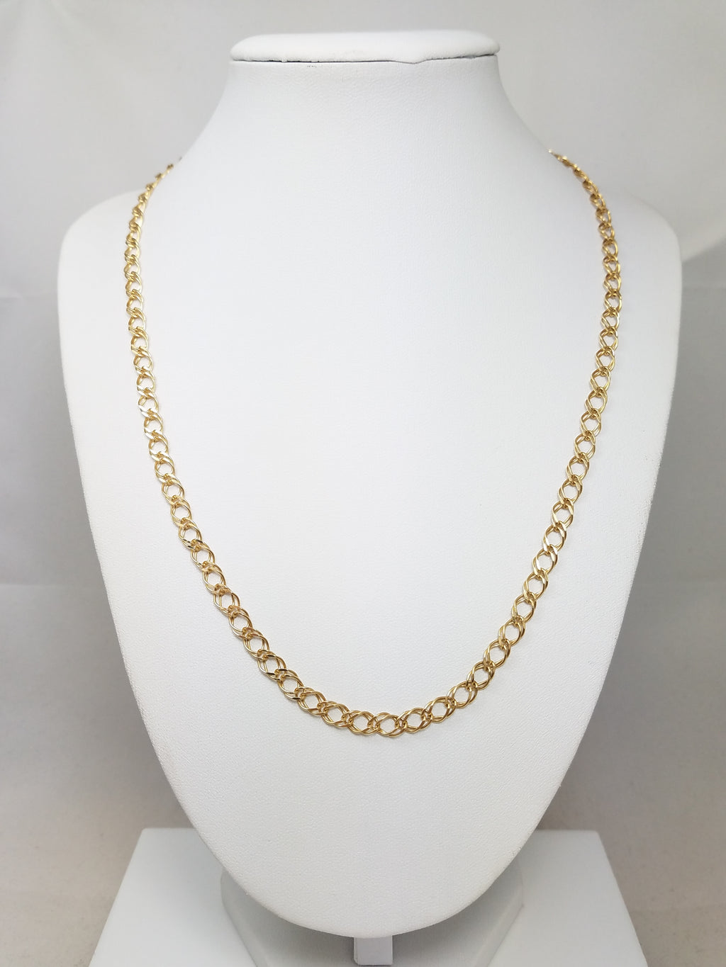 Fantastic 20" Solid 14k Yellow Gold Fancy Link Chain Necklace