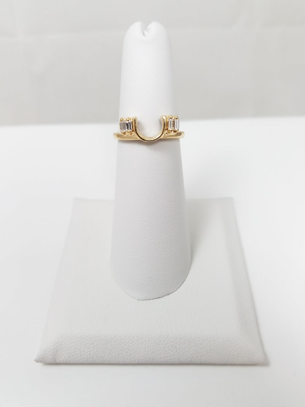 14k Yellow Gold Natural Diamond Ring Jacket
