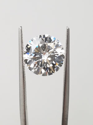 NEW IGI Certified 3.09ct Round Brilliant Lab Grown Diamond VS1 E