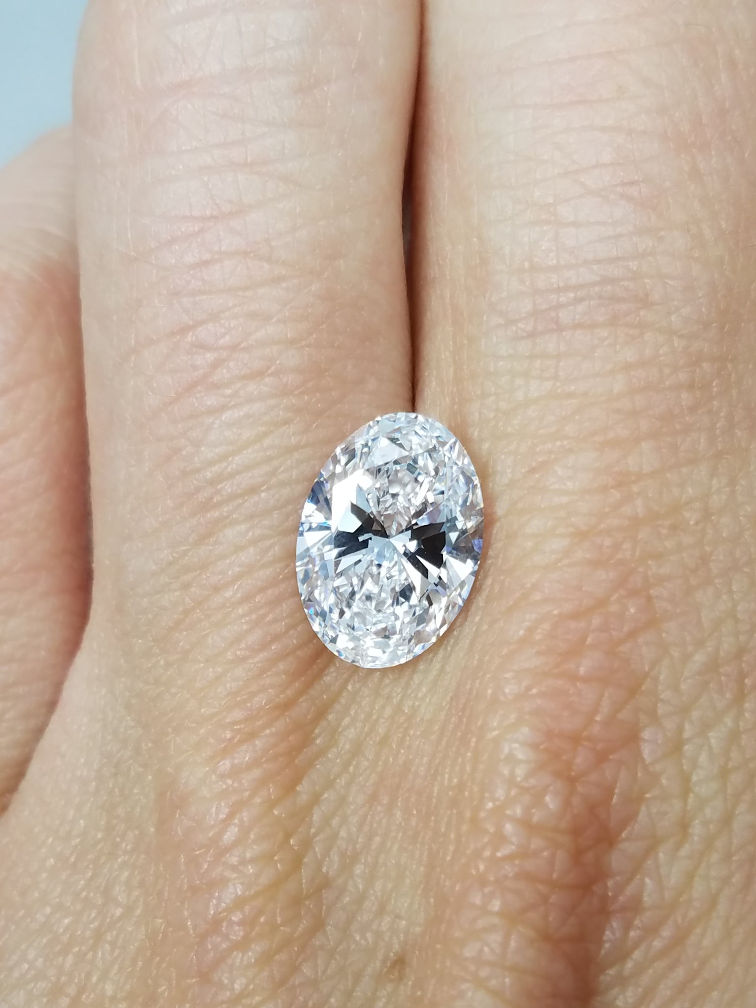NEW IGI Certified 3.03ct Oval Brilliant Lab Grown Diamond VS1 D