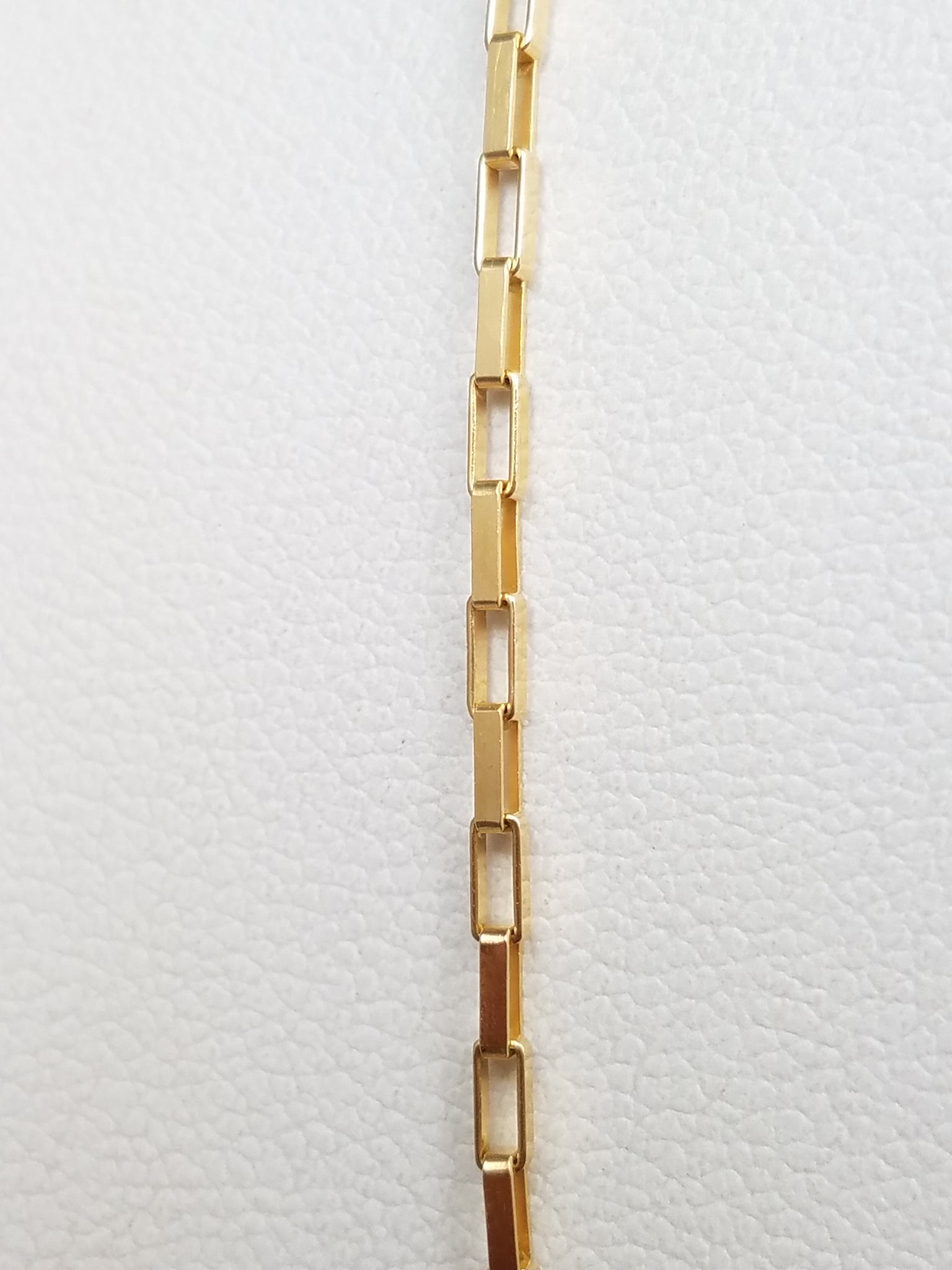 Cool 17.5" 18k Yellow Gold Fancy Box Link Chain Necklace Italy