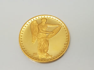 Cool 22k Yellow Gold 50th Anniversary Of The Victory Italian Gold Medal
