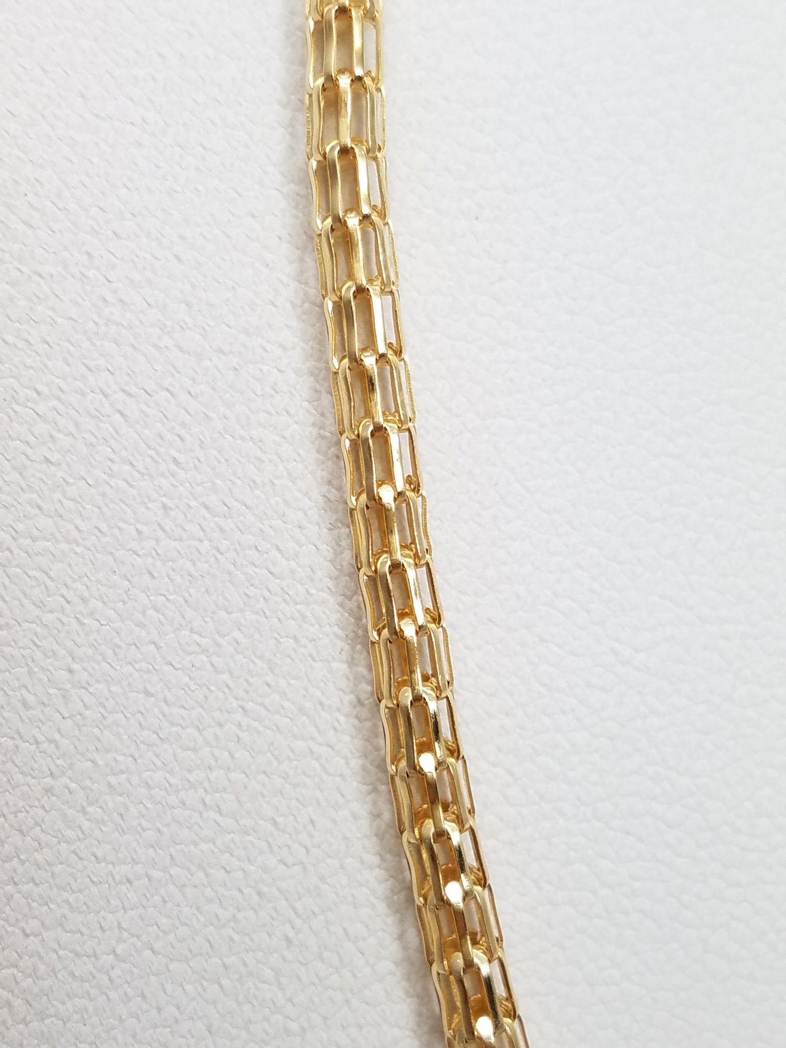 Shimmering 20" 14k Yellow Gold Fancy Link Chain Necklace