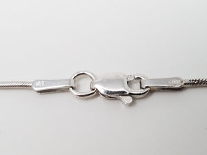 Slithering 19" 14k White Gold Snake Chain Necklace