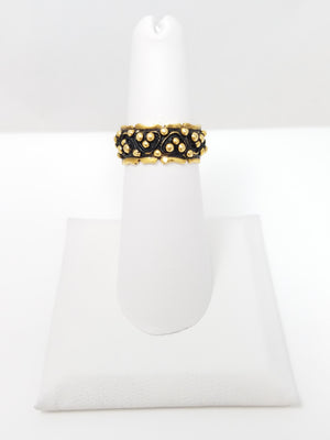 Quaint 14k Yellow Gold New Old Stock 1950's Band