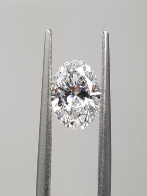 NEW IGI Certified 1.08ct Oval Shaped Lab Grown Loose Diamond VS1-D