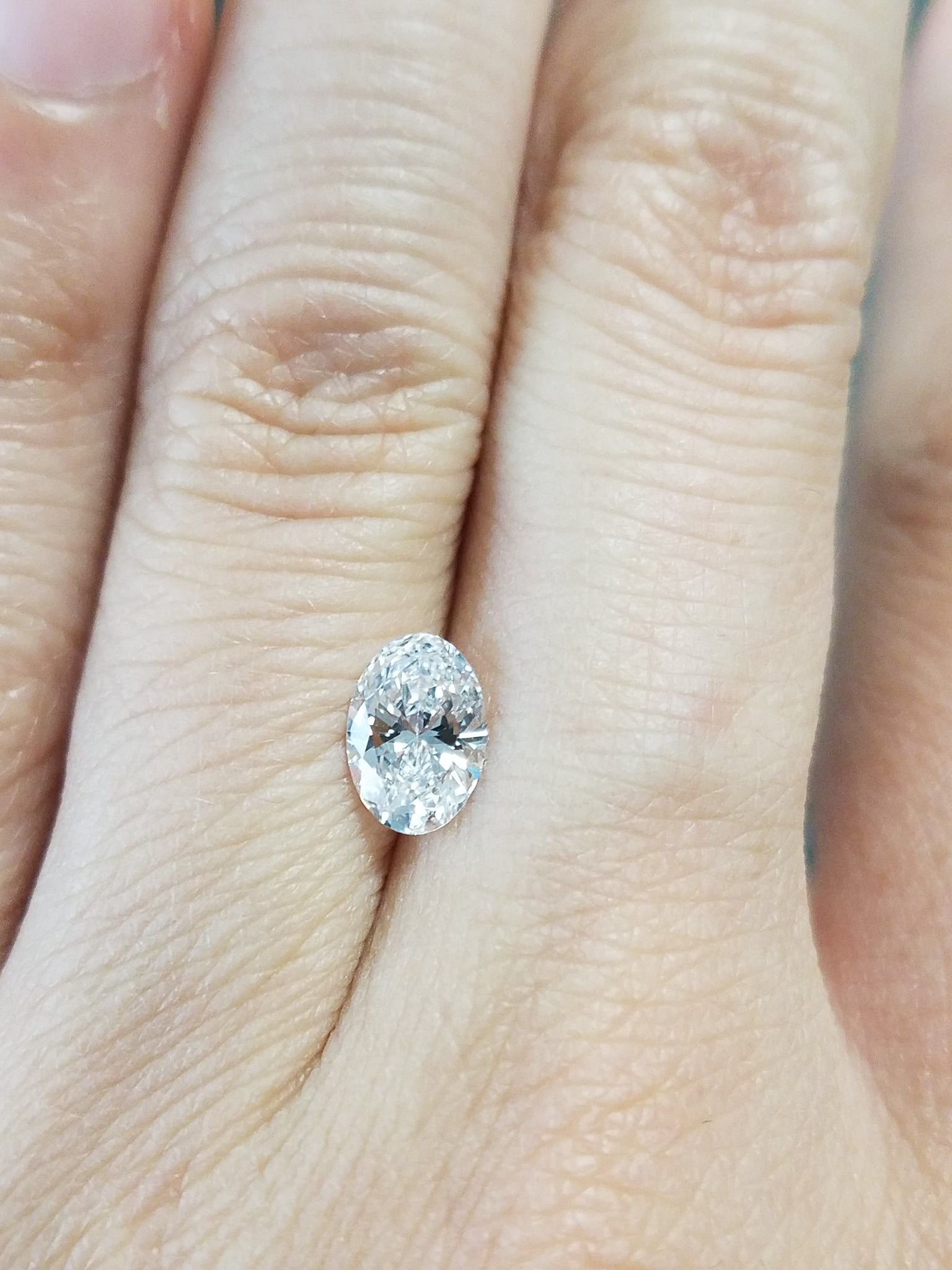 NEW IGI Certified 1.08ct Oval Shaped Lab Grown Loose Diamond VS1-D
