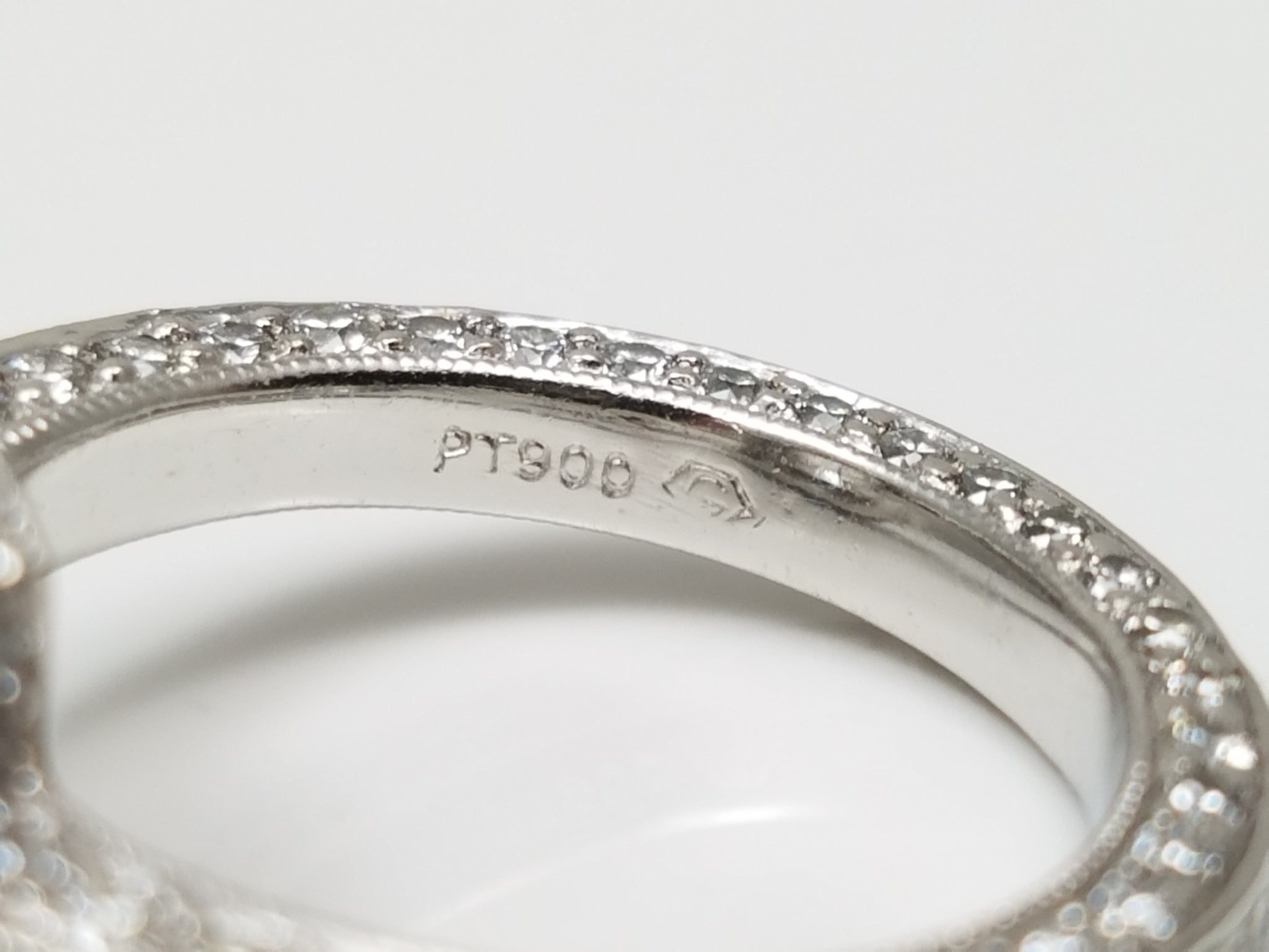 Extravagant Platinum GIA Certified Natural Diamond Engagement Ring