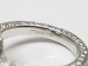 Extravagant Platinum GIA Certified Natural Diamond Engagement Ring