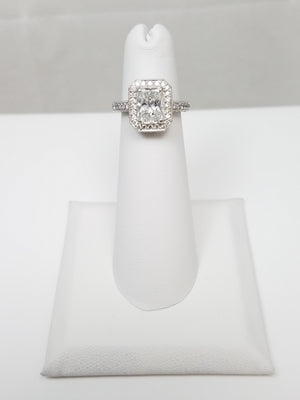 Extravagant Platinum GIA Certified Natural Diamond Engagement Ring