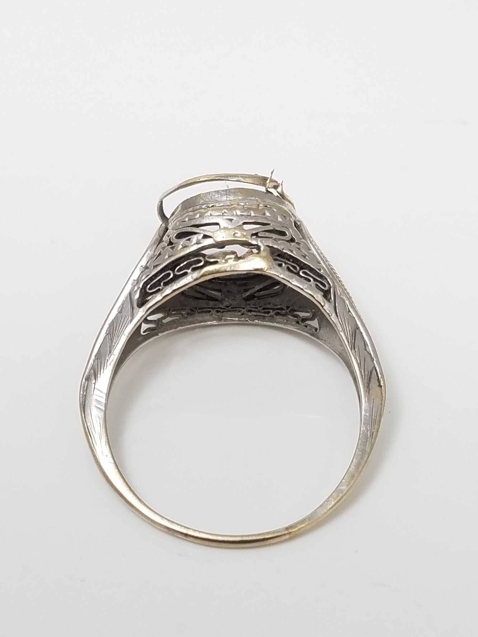 *To Restore* Vintage 14k White Gold Ring Mount
