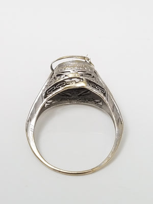 *To Restore* Vintage 14k White Gold Ring Mount
