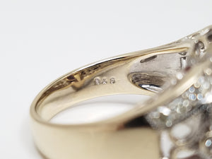 Extraordinary 18k White Gold Natural Pink Sapphire Diamond Ring