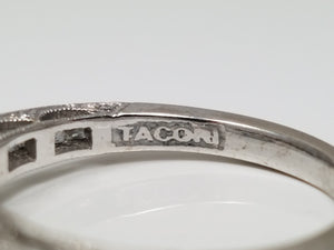 Chic 18k White Gold 1.50ctw Natural Diamond Tacori Engagement Ring
