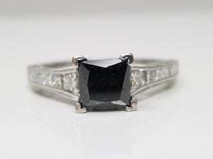 Chic 18k White Gold 1.50ctw Natural Diamond Tacori Engagement Ring