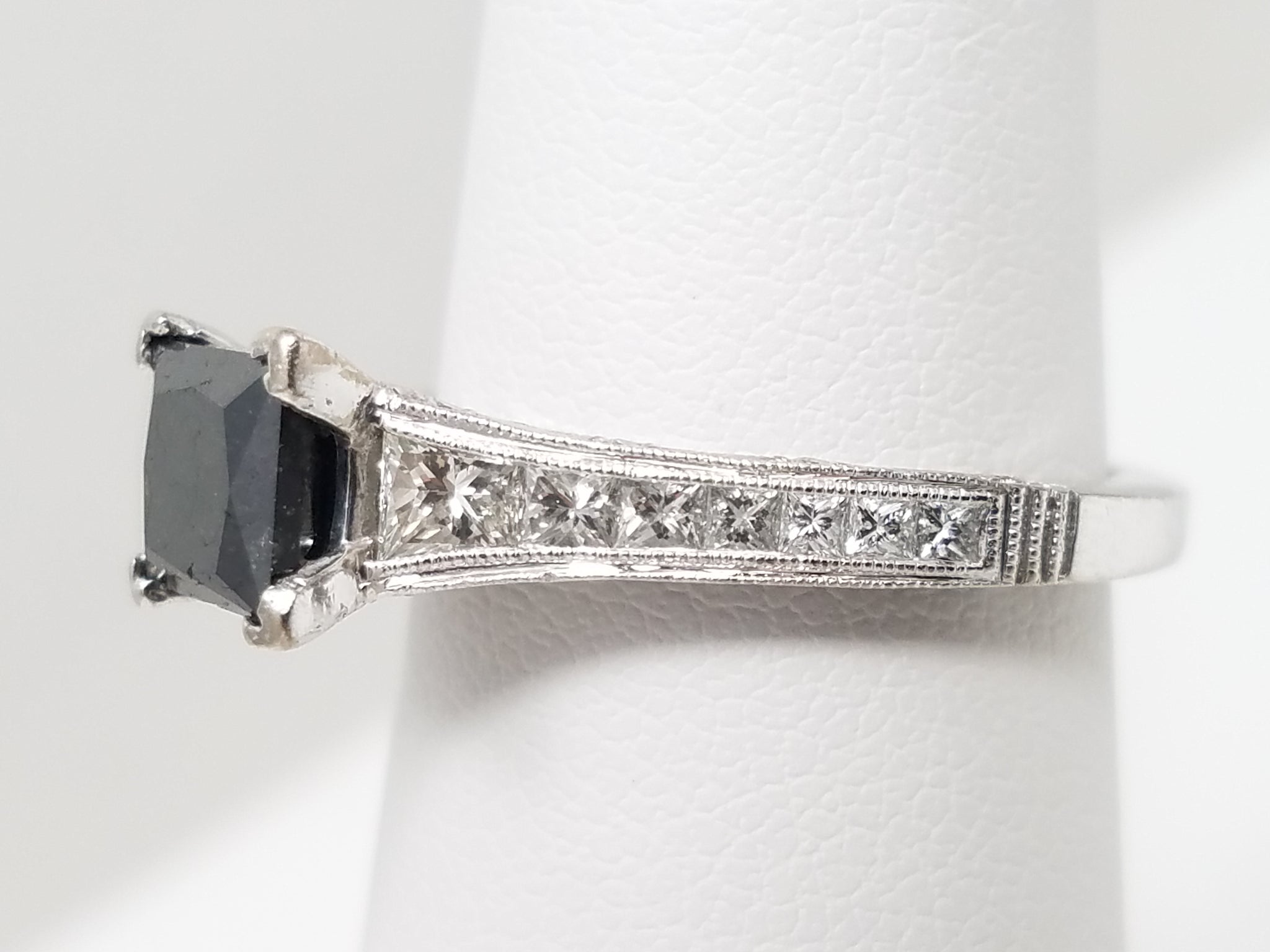 Chic 18k White Gold 1.50ctw Natural Diamond Tacori Engagement Ring