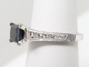 Chic 18k White Gold 1.50ctw Natural Diamond Tacori Engagement Ring