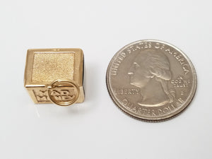 Vintage 14k Gold "Mad Money" Charm/Pendant