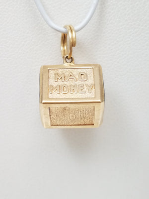 Vintage 14k Gold "Mad Money" Charm/Pendant