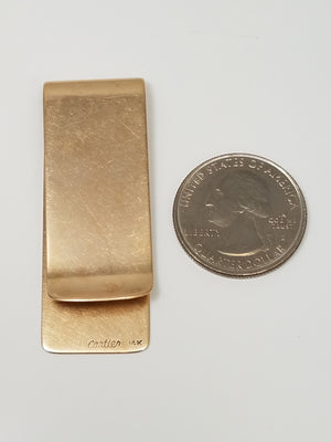 Cartier Men's Vintage 14k Yellow Gold Money Clip