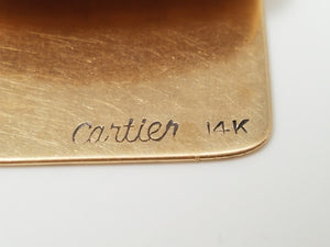 Cartier Men's Vintage 14k Yellow Gold Money Clip