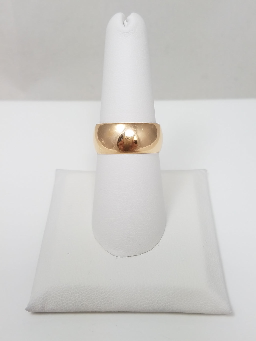 Classic 1884 Victorian 18k Yellow Gold Wedding Ring Band