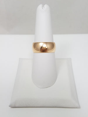 Classic 1884 Victorian 18k Yellow Gold Wedding Ring Band
