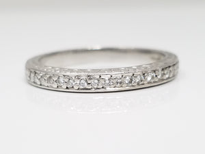 Platinum Natural Diamond Varna Wedding Ring Band