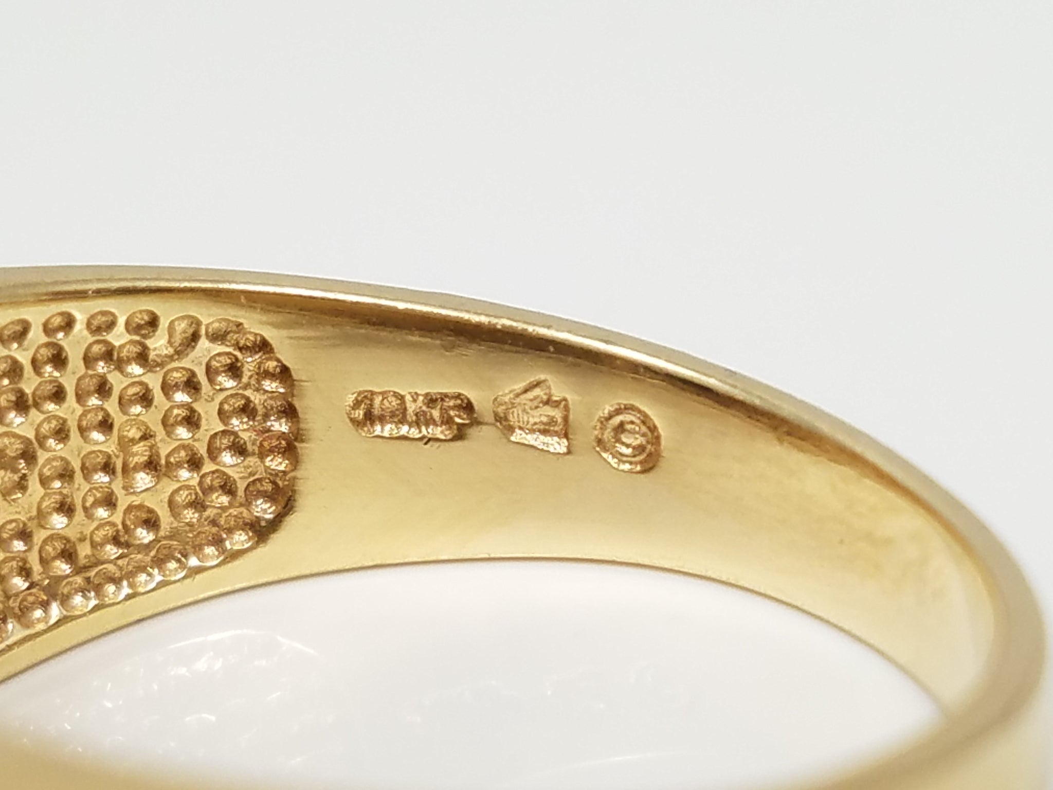 Dynamic 10k Yellow Gold Lab Created Emerald Natural Onyx Diamond Ring