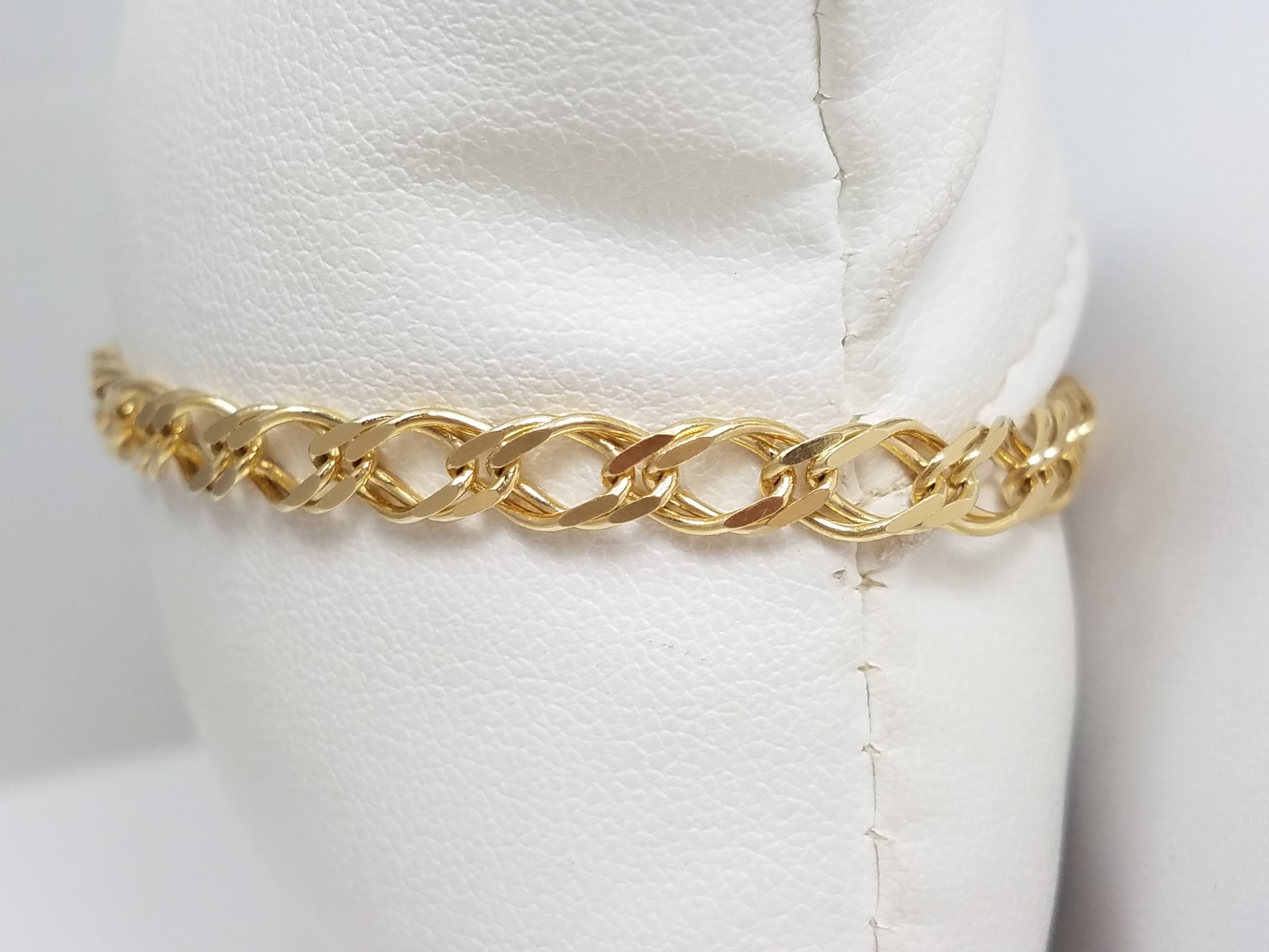 Fancy Link 7" Bracelet in 14k Yellow Gold