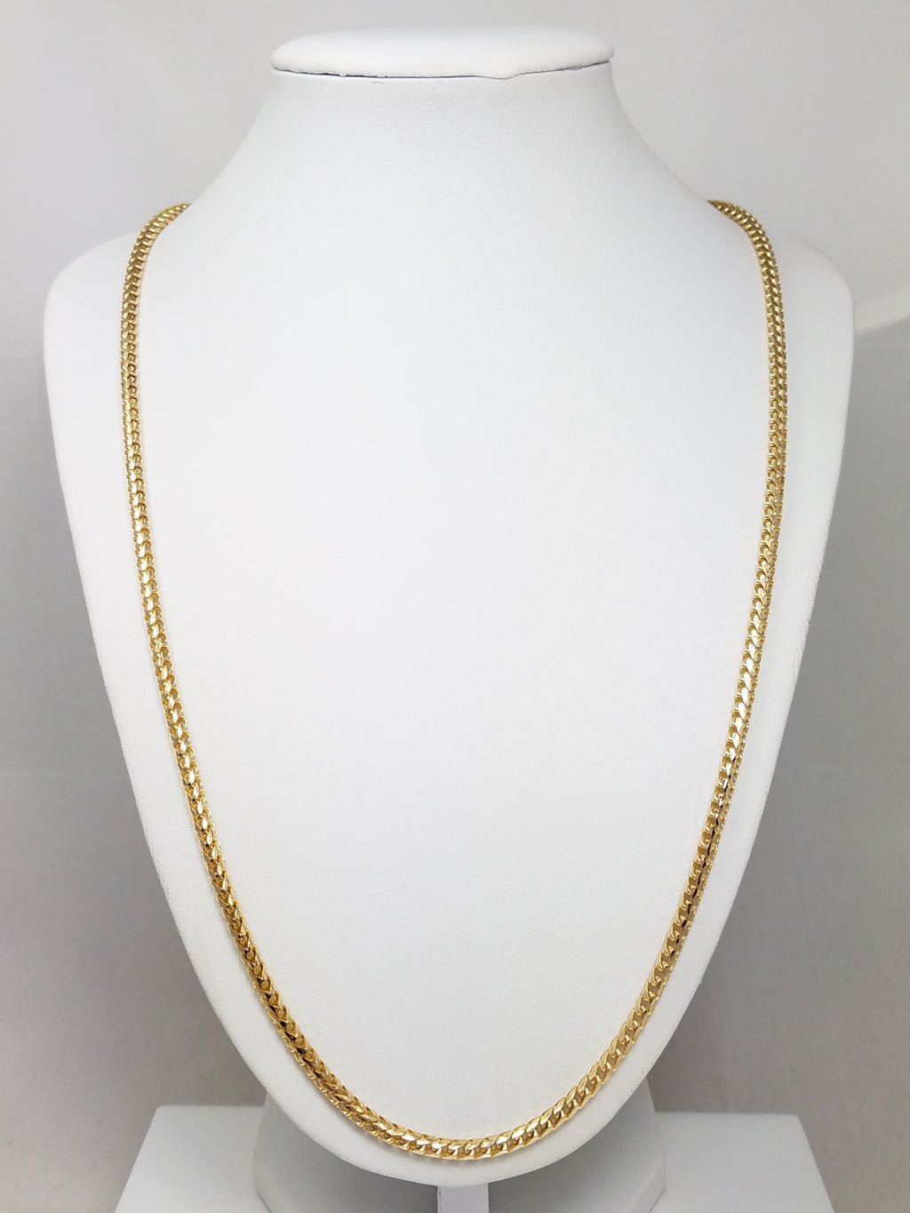 10k Yellow Gold Franco Link 3.3mm/24" Necklace