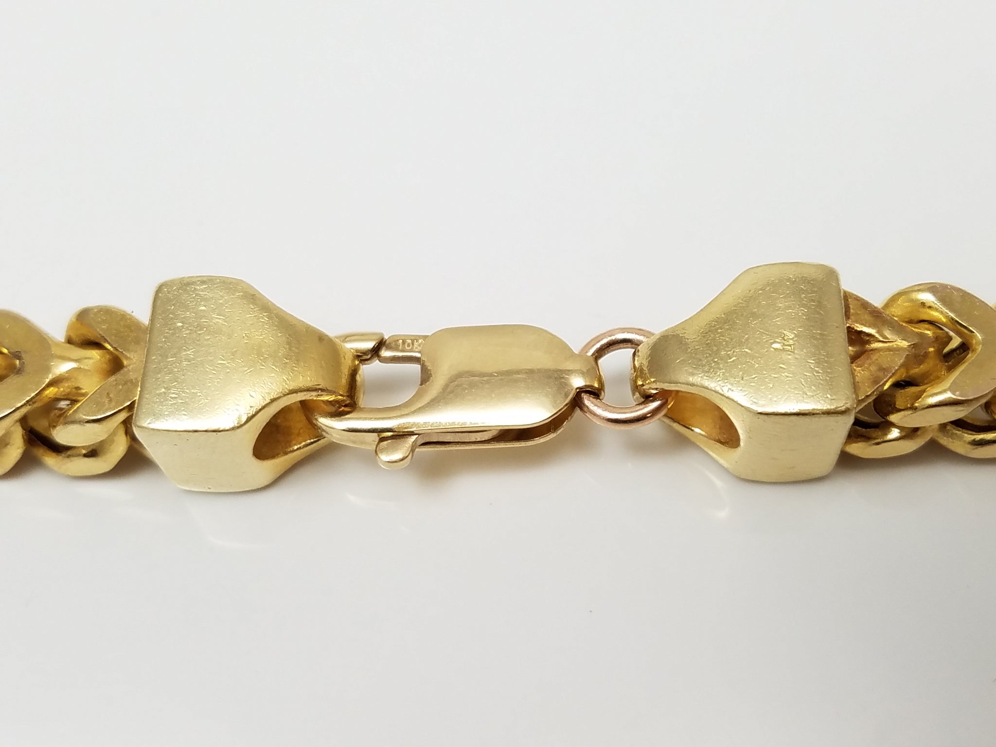Wicked Cool! 32" Hollow 10k Yellow Gold Franco Link Chain Necklace