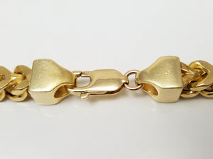 Wicked Cool! 32" Hollow 10k Yellow Gold Franco Link Chain Necklace