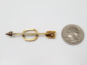 *To Restore* Early 1900's 18k Yellow Gold Arrow Pin