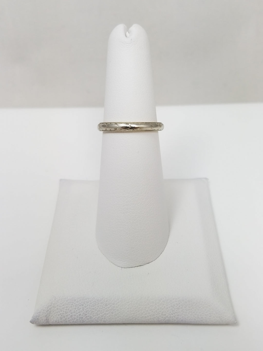 Classy Early 1900's Platinum & 18k Yellow Gold Wedding Ring Band