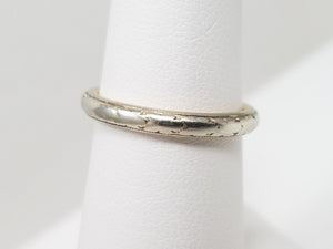 Classy Early 1900's Platinum & 18k Yellow Gold Wedding Ring Band