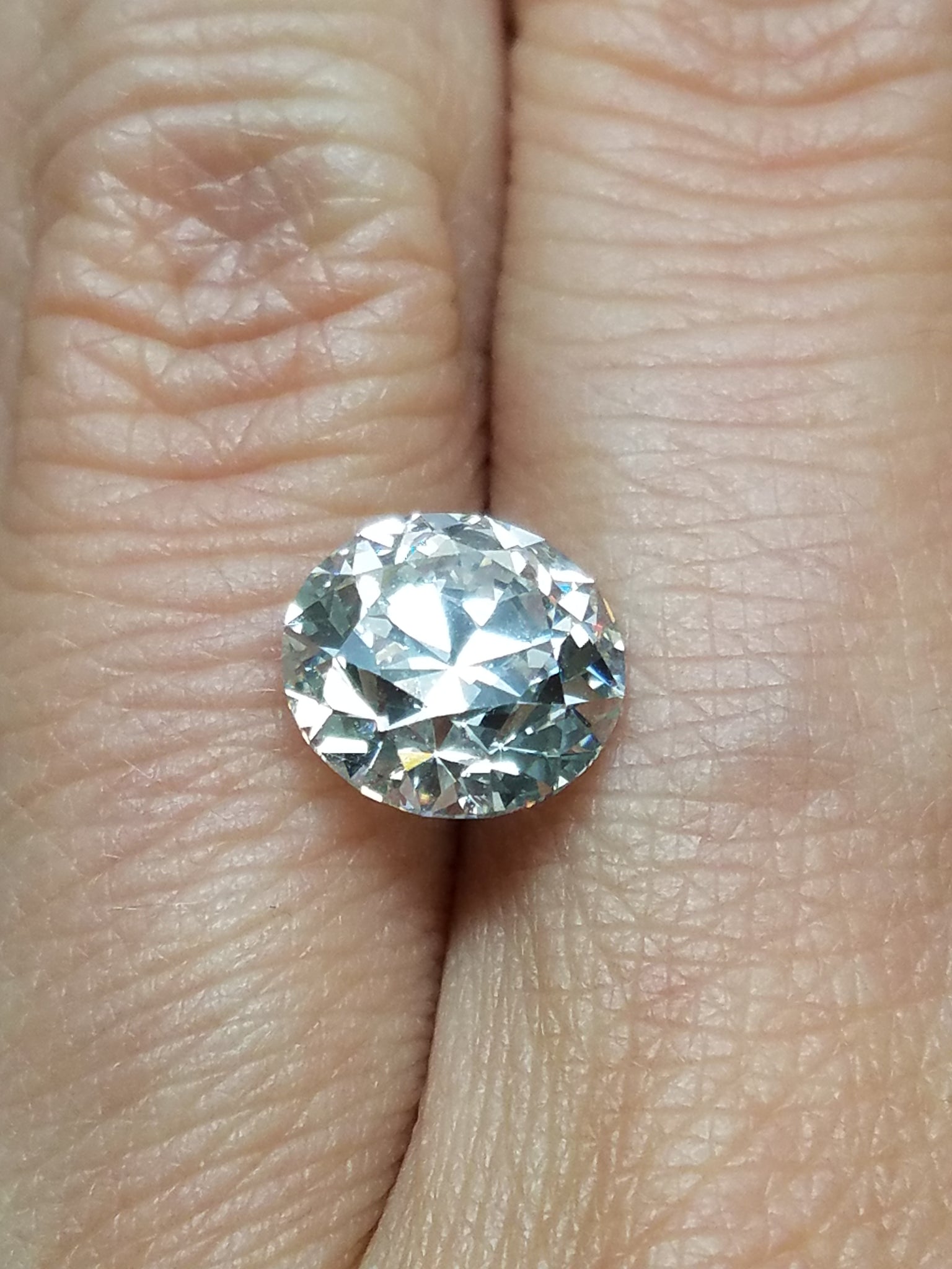 NEW IGI Certified Lab Grown 3.18ct European Cut Diamond VS1 - F