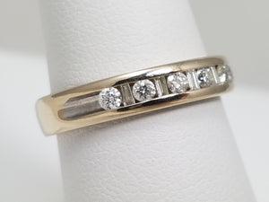 Magnificent 14k White Gold Natural Diamond Anniversary Ring Band