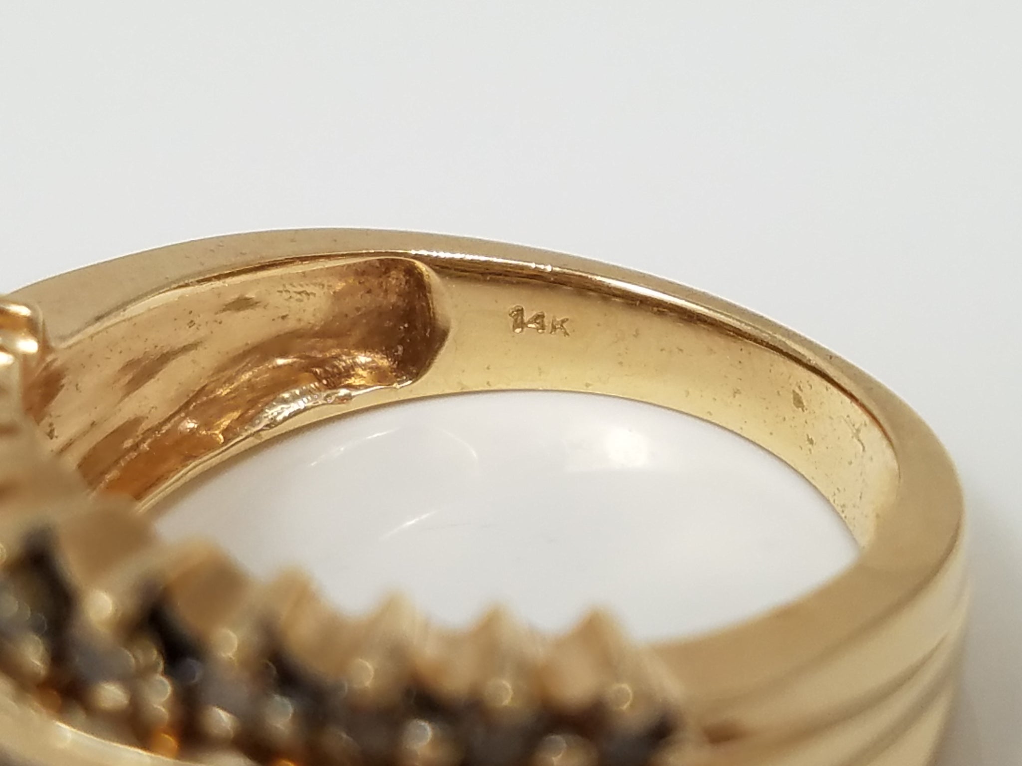 Dazzling 1ctw Natural Diamond 14k Yellow Gold Ring