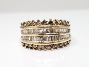 Dazzling 1ctw Natural Diamond 14k Yellow Gold Ring