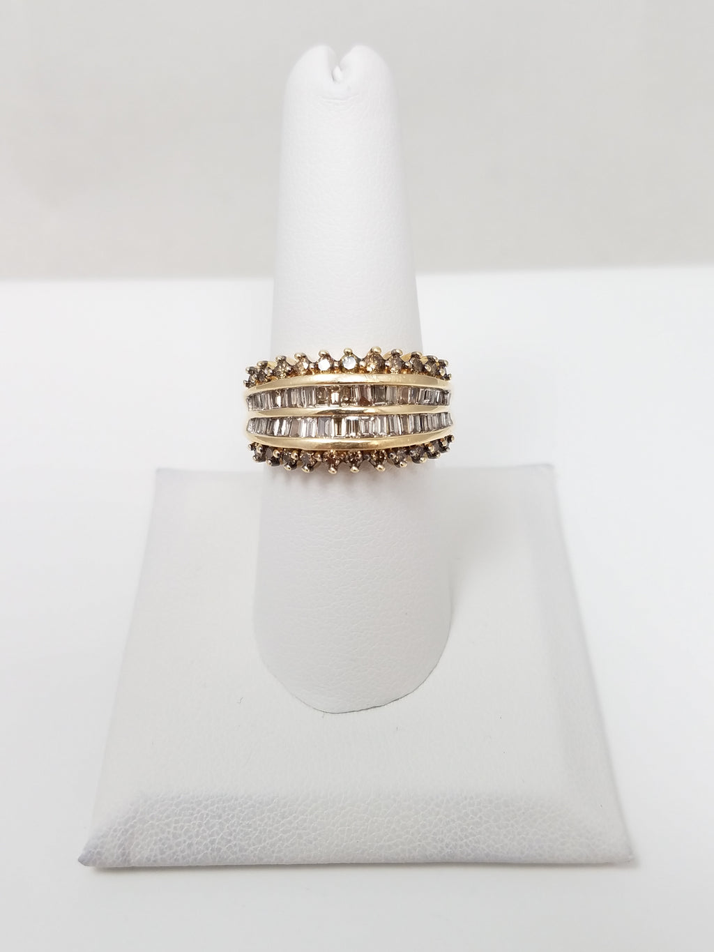 Dazzling 1ctw Natural Diamond 14k Yellow Gold Ring