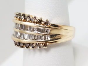 Dazzling 1ctw Natural Diamond 14k Yellow Gold Ring