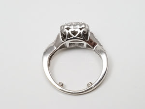14k White Gold .50ctw Natural Diamond Ring