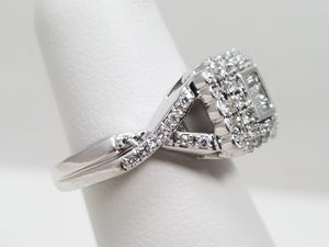 14k White Gold .50ctw Natural Diamond Ring