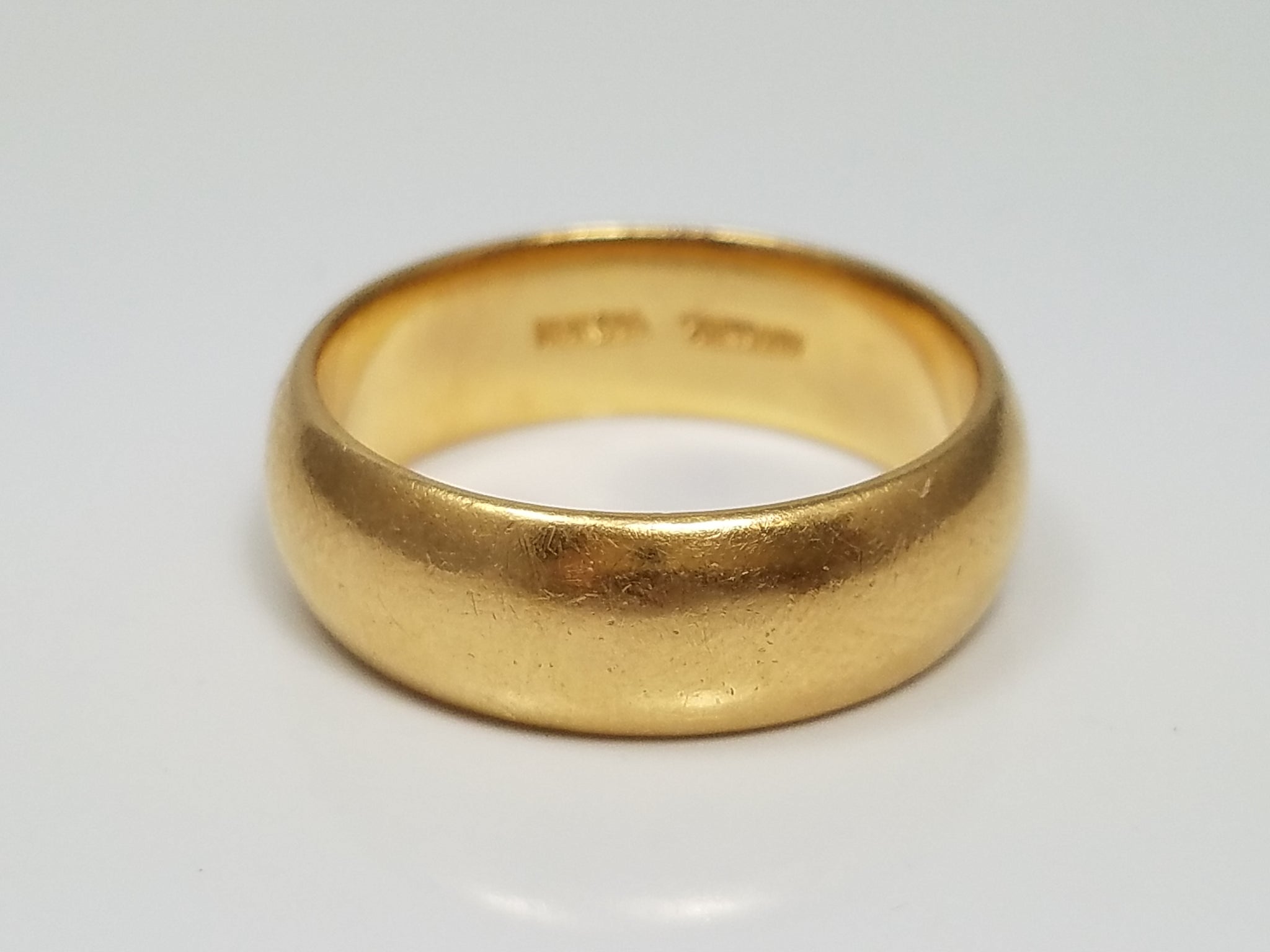 Men's Tiffany Vintage 18k Yellow Gold Ring Band