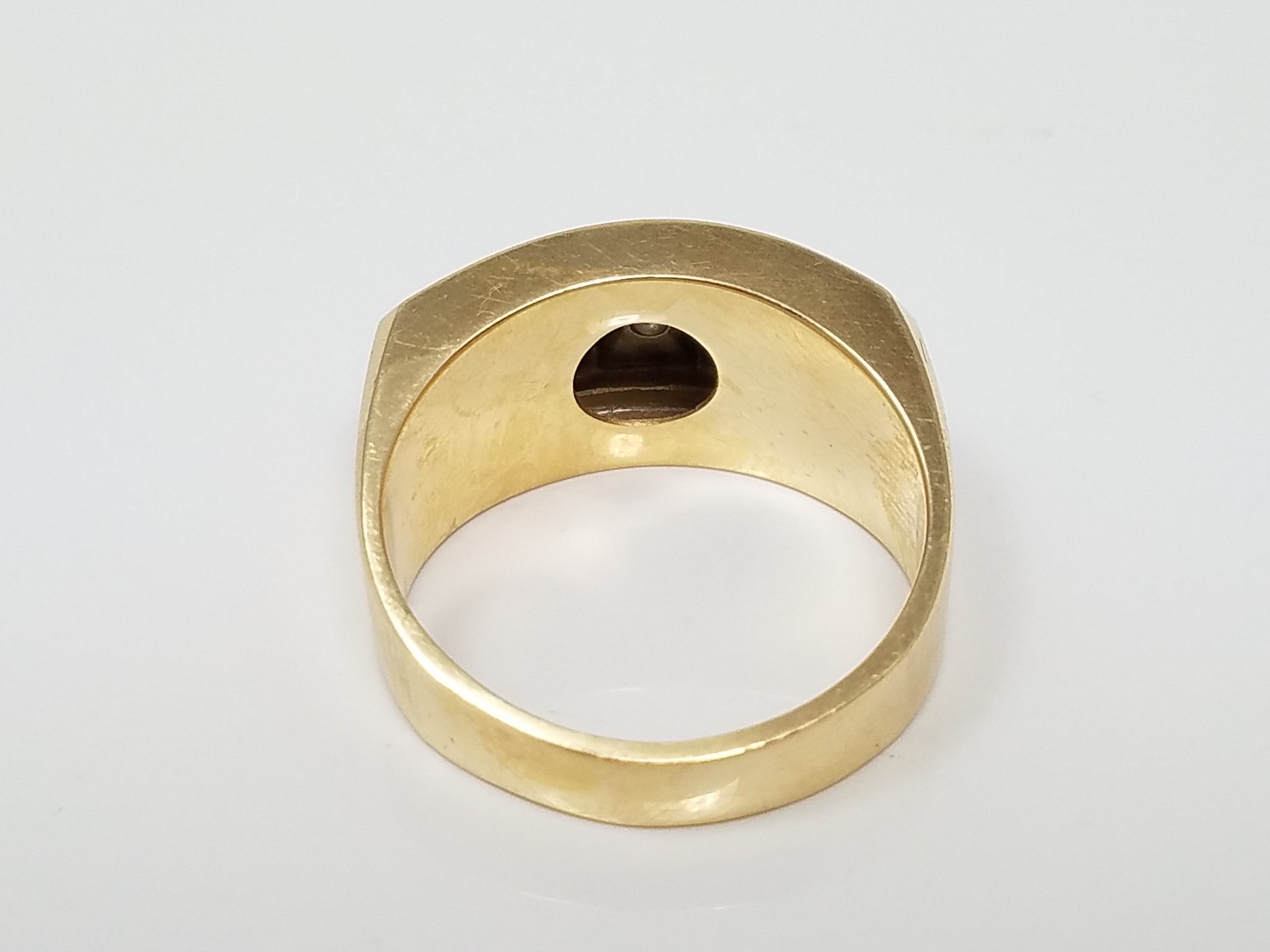 Men's 14k Gold 3/4ctw Natural Diamond Ring