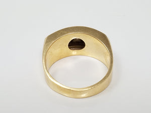 Men's 14k Gold 3/4ctw Natural Diamond Ring