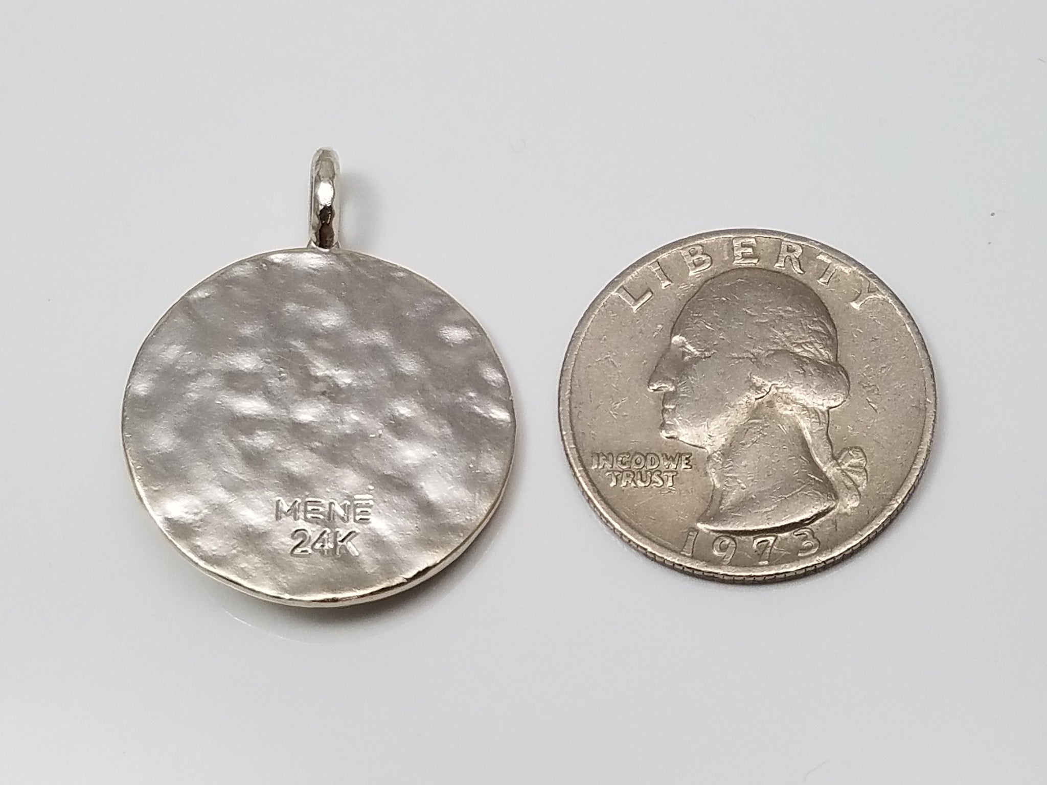 Designer Solid Platinum Lion Head Pendant