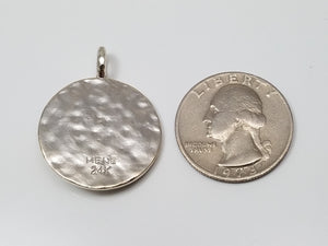 Designer Solid Platinum Lion Head Pendant