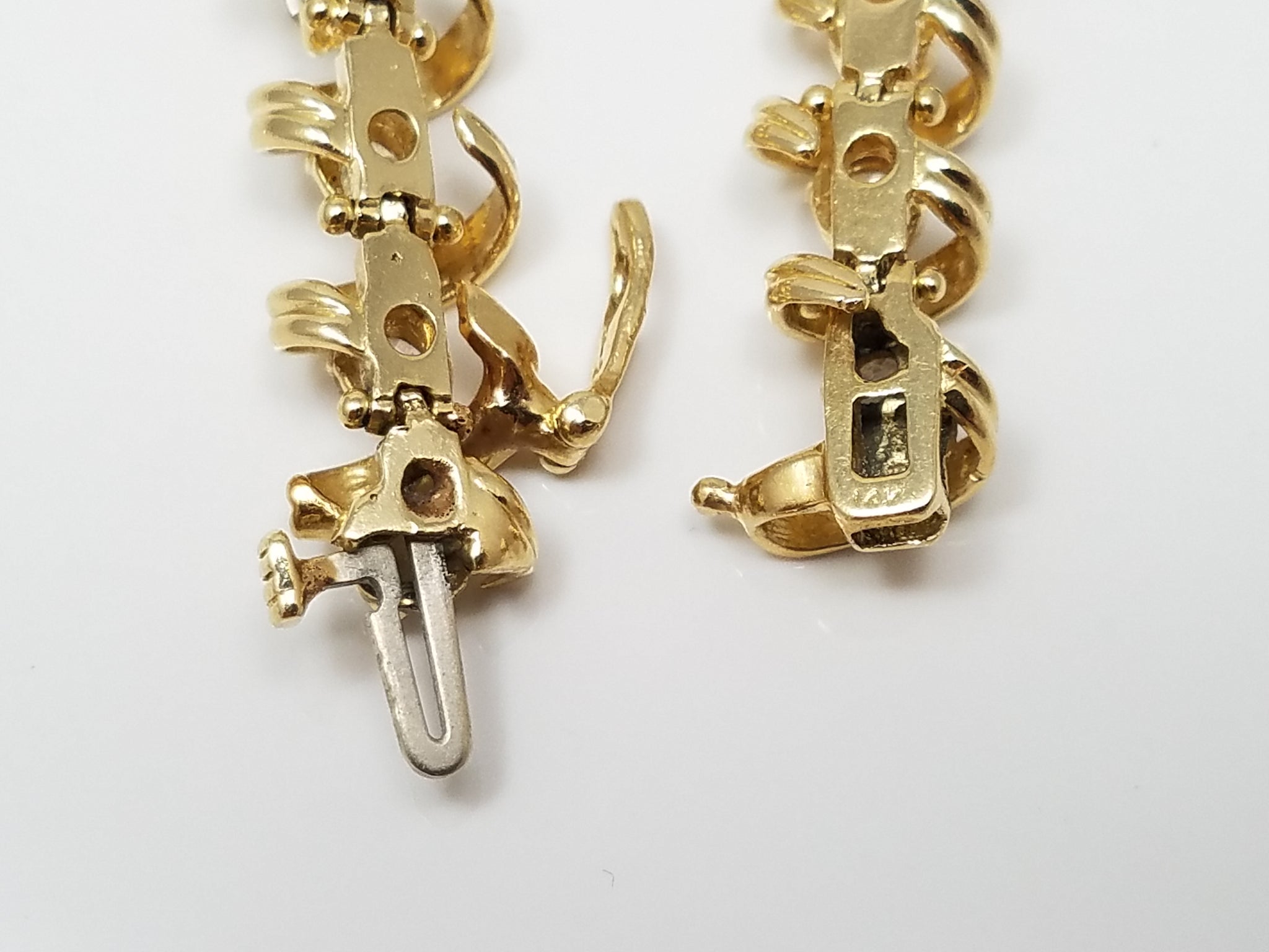 Fabulous 7" 14k Yellow Gold 3ctw Natural Diamond Tennis Bracelet